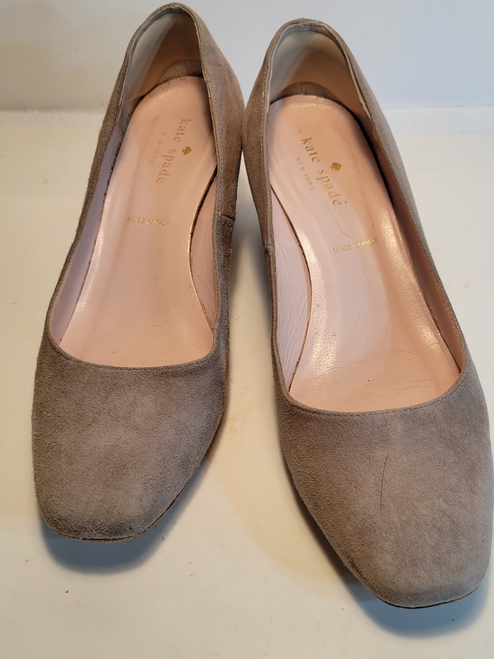 Kate Spade Taupe Suede Women's Heels Sz 7